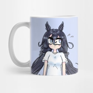 noniponi Wearing White T-Shirt Mug